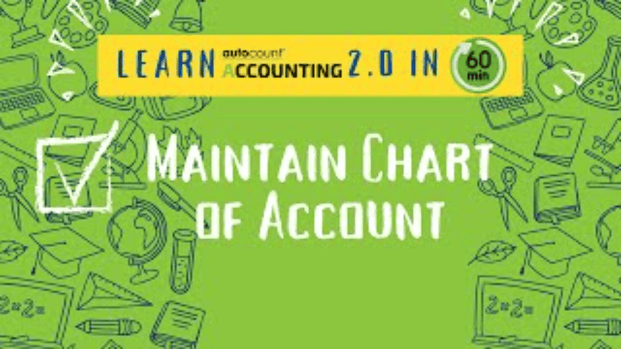 4 Maintain Chart of Account in Accounting V2
