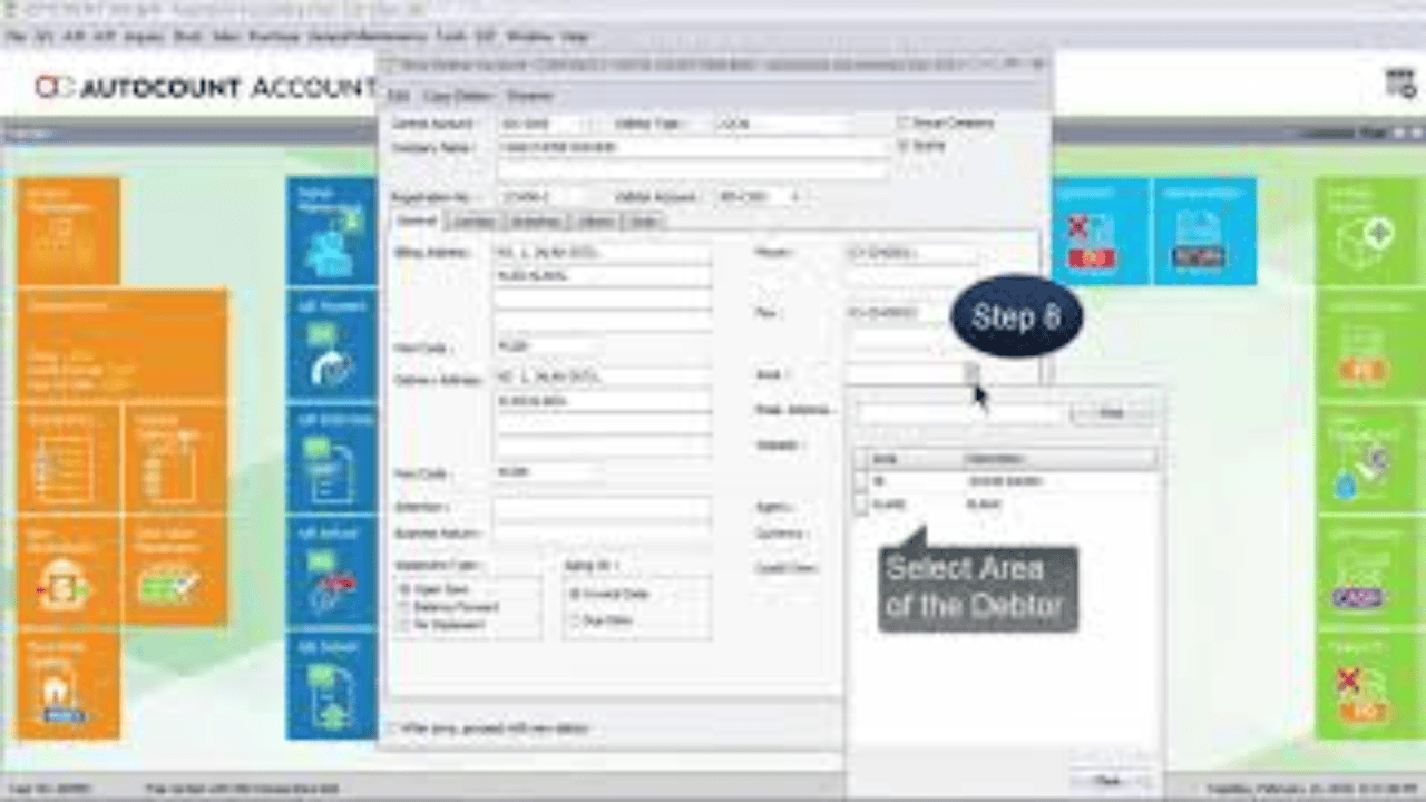 5 Debtor Maintenance in Accounting V2