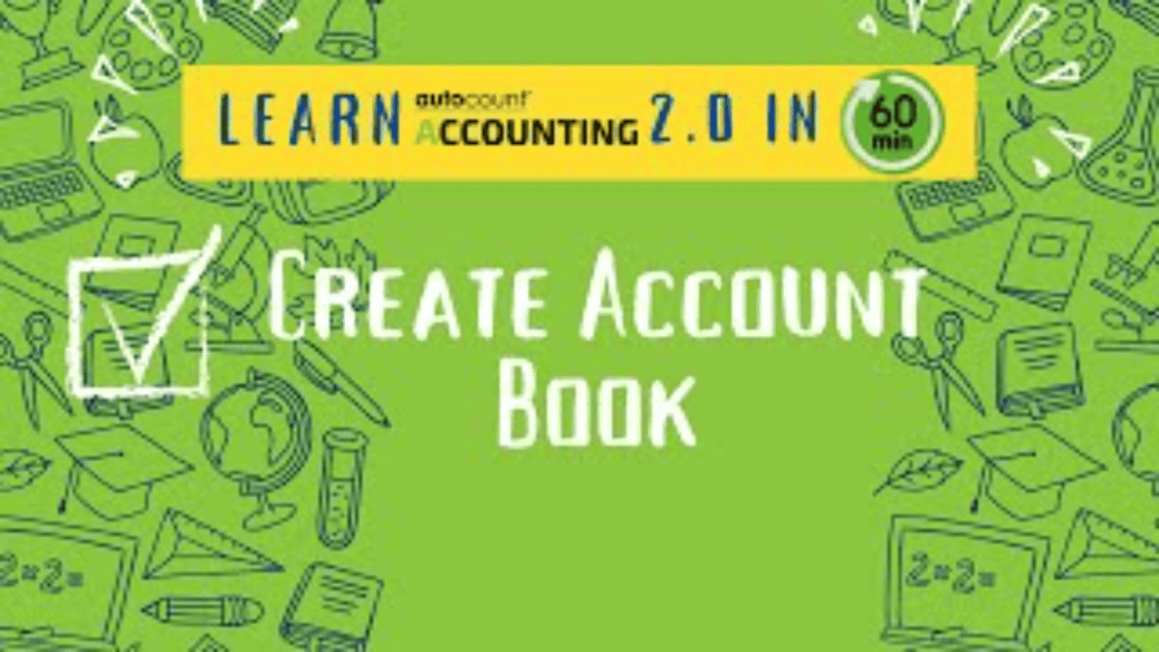 1 Create Account Book in Accounting V2